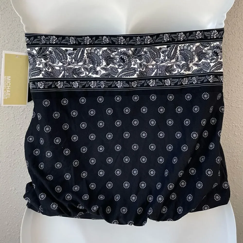 NWT MICHAEL Michael Kors Tankini Top Sizes XS or S